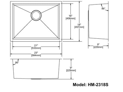 Sink Model: LGDP-HM-2318S