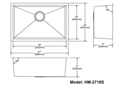 Sink Model: LGDP-HM-2718S